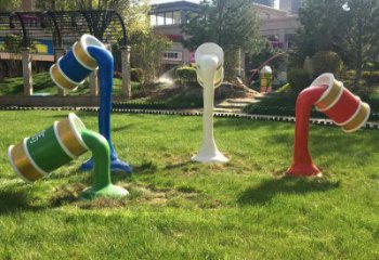 商業(yè)街油漆桶雕塑 售樓處學(xué)校雕塑 動(dòng)漫擺件