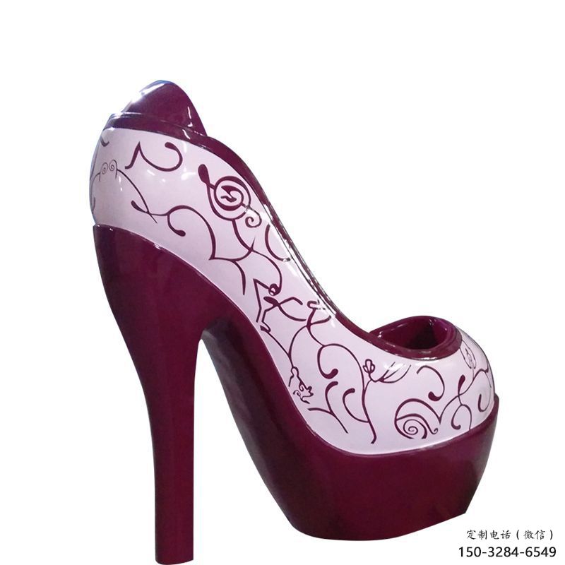 創意高跟鞋雕塑 步行街店門口雕塑 影視劇小品