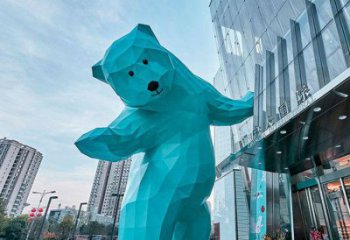 大型黑熊雕塑 門(mén)口創(chuàng)意雕塑 售樓處小品