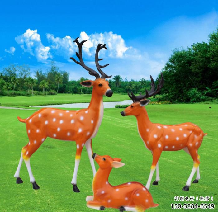 供求小鹿雕塑擺件 門口創意雕塑 售樓處小品
