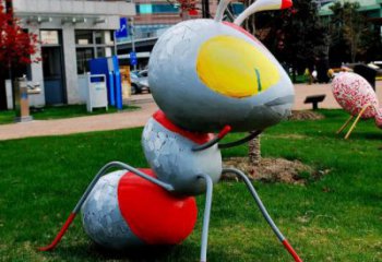 大型玻璃鋼螞蟻雕塑 步行街宣傳雕塑 仿真擺件