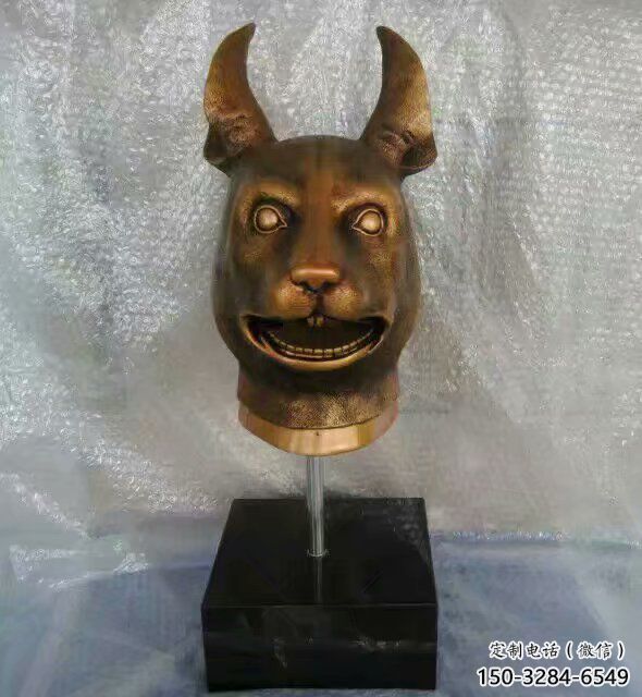 售樓處十二生肖銅雕塑 商業(yè)街仿真雕塑 動(dòng)物擺件