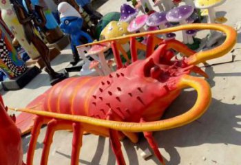 風景區(qū)玻璃鋼龍蝦雕塑 售樓處廣場雕塑 仿古擺件