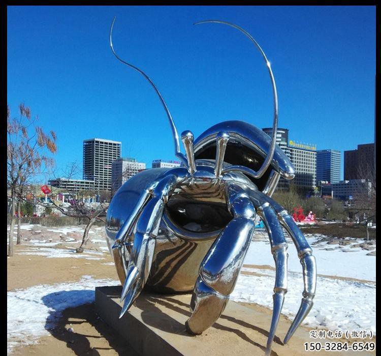 大型不銹鋼蜘蛛雕塑廠 商業街廣場雕塑 古銅色擺件