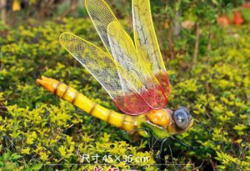 園林玻璃鋼蜻蜓雕塑 城市廣場雕塑 步行街擺件