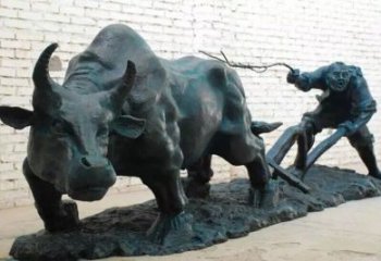 售樓處華爾街牛銅雕塑 商業街雕塑 動物擺件