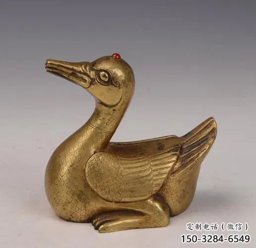 鴨子雕塑廠家，仿真動物， 公園廣場街頭擺件 (6)