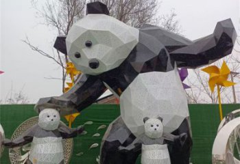 大熊雕塑廠家，酒店房地產雕塑，現代景觀小品 (4)