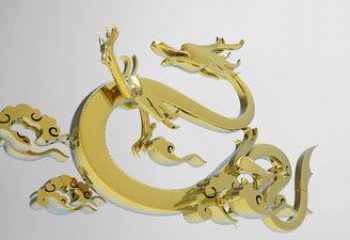 龍形銅雕塑，鑄銅工藝，大型動物雕塑制造商 (5)