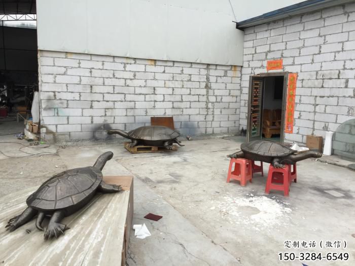 酒店烏龜?shù)袼?庭院仿真雕塑 彩繪小品