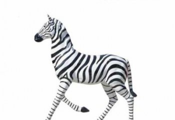 廣場斑馬雕塑 公園仿真雕塑 抽象擺件