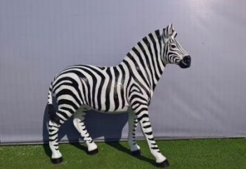 風景區(qū)斑馬雕塑 售樓處廣場雕塑 仿古擺件