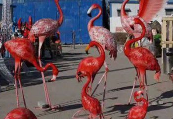 商場鴕鳥雕塑 仿真飛鳥雕塑 店門口小品