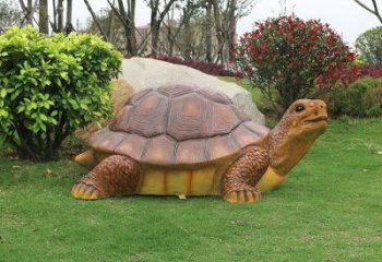 仿古烏龜?shù)袼?庭院彩繪雕塑 田間小品