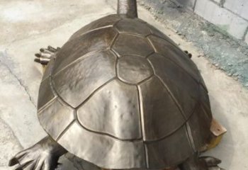 古銅色烏龜?shù)袼?大型城市雕塑 商業(yè)街?jǐn)[件
