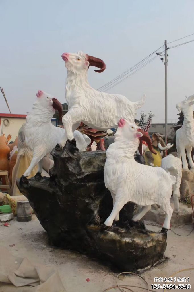 綿羊雕塑廠，動物景觀，廣場園林小品