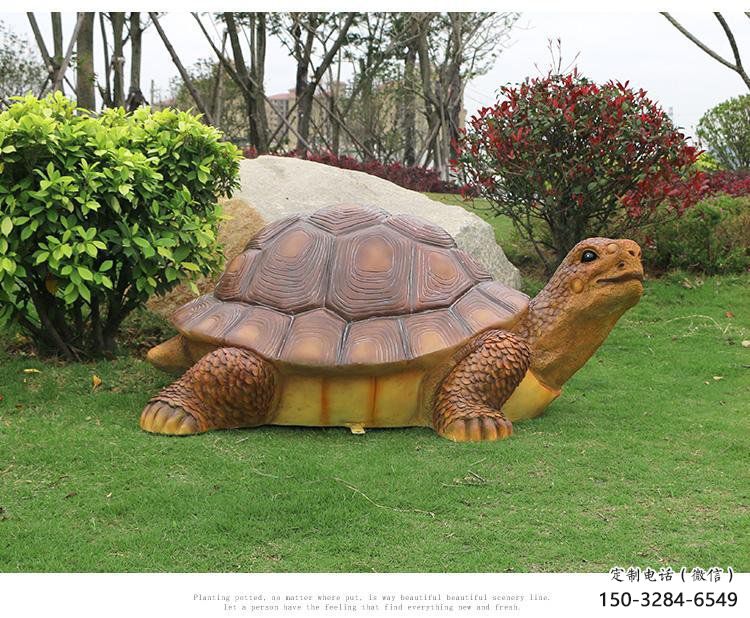 仿古海龜?shù)袼?庭院彩繪雕塑 田間小品