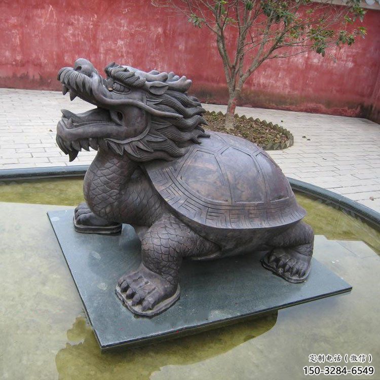 銅海龜?shù)袼軓S家，神獸動(dòng)物，仿古公園廣場(chǎng)擺件