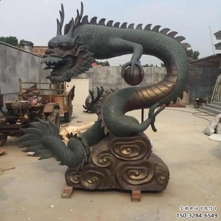 提供抽象龍頭雕塑，鑄銅動(dòng)物雕塑，房地產(chǎn)售樓處擺件