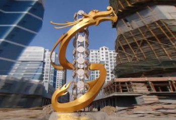 承接仿真龍頭雕塑，鑄銅動物雕塑，房地產(chǎn)售樓處擺件