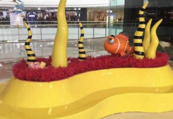 創(chuàng)意玻璃鋼海星雕塑 步行街店門口雕塑 影視劇小品