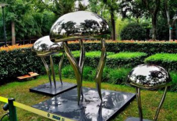 不銹鋼水景水母雕塑 風(fēng)景區(qū)幾何雕塑 廣場(chǎng)小品