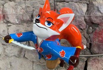 水景狐貍雕塑廠家 風景區幾何雕塑 廣場小品