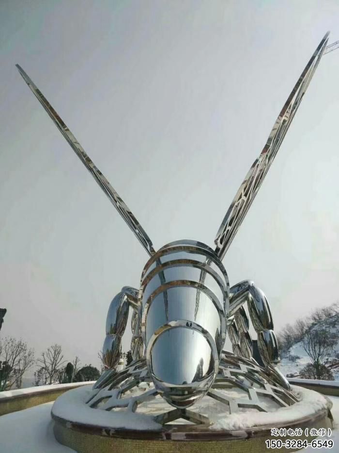 城市蜜蜂雕塑廠家 風景區彩繪雕塑 抽象擺件