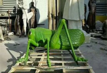 酒店蟈蟈雕塑廠家 庭院仿真雕塑 彩繪小品