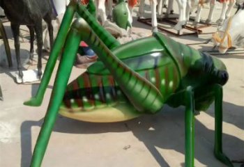 商業街蟈蟈雕塑廠家 售樓處雕塑 動物擺件