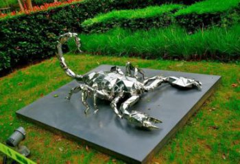 田間蝎子雕塑 彩繪仿真雕塑 園林?jǐn)[件