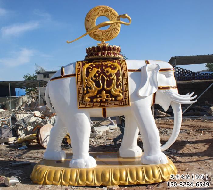 酒店小象雕塑，迪士尼主題，噴漆工藝