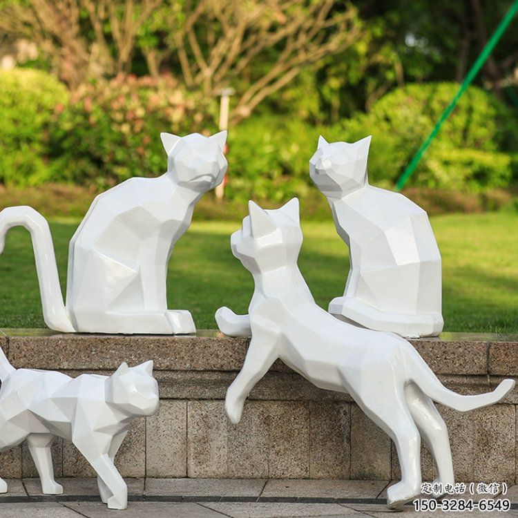 景區小貓雕塑，廣場主題，仿古工藝