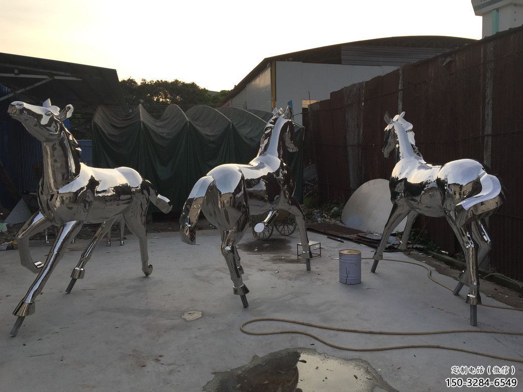 城市戰馬雕塑，音樂擺件，噴砂工藝