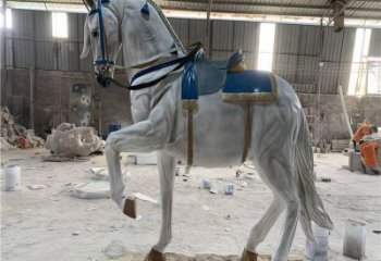 酒店戰馬雕塑，家禽主題，彩繪工藝