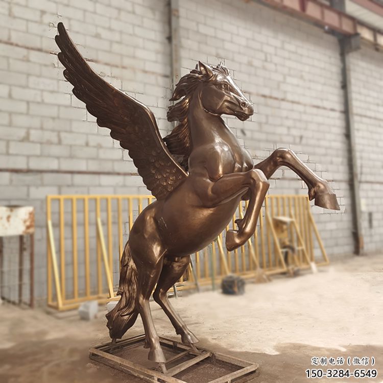 景區(qū)天馬雕塑，廣場(chǎng)主題，仿古工藝
