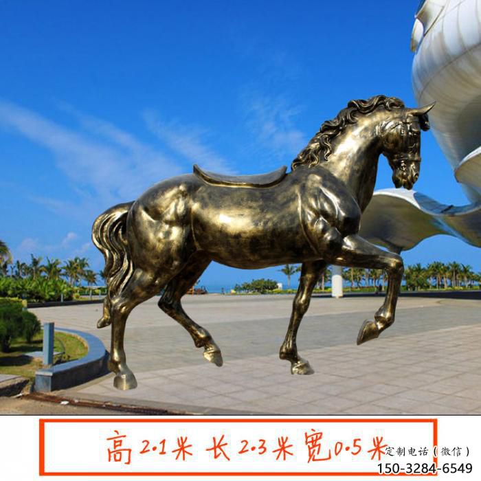 農(nóng)村小馬雕塑，動(dòng)物題材，仿真工藝