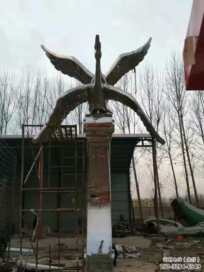 創意大雁雕塑 步行街店門口雕塑 影視劇小品