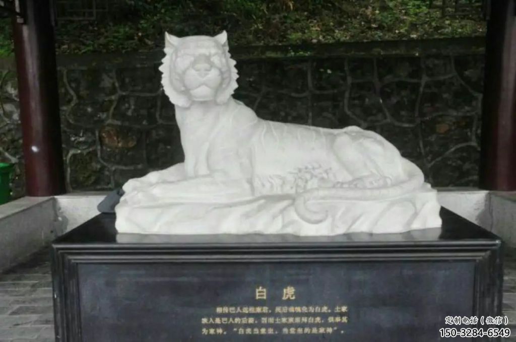 街道白虎雕塑，鑄銅農(nóng)耕雕塑，古銅效果