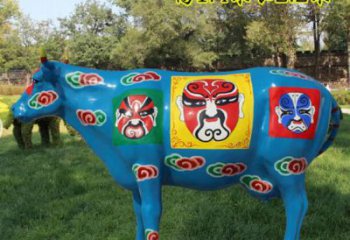 廣場公牛雕塑 公園仿真雕塑 抽象擺件