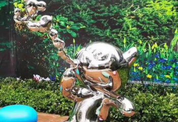 步行街貓咪雕塑，鑄銅農耕雕塑，鏤空方式