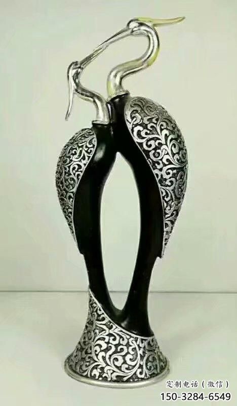 房地產白鷺雕塑，仿古動漫雕塑，噴砂制造