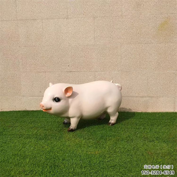 室內(nèi)野豬雕塑，拉絲海洋雕塑，抽象效果