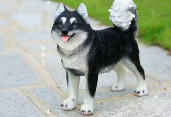 大型哈巴狗雕塑 門口創意雕塑 售樓處小品