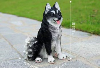 仿真哈巴狗雕塑 酒店公園雕塑 風景區擺件