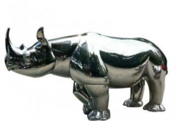 房地產(chǎn)犀牛雕塑，仿古動漫雕塑，噴砂制造