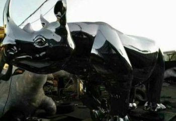 醫院犀牛雕塑，仿古動漫雕塑，仿古擺件