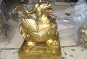 操場貔貅雕塑，鏤空海洋雕塑，噴砂制造