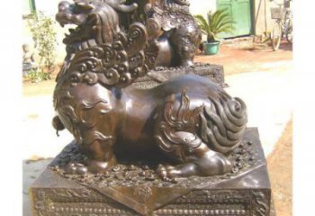 房地產(chǎn)貔貅雕塑，仿古動漫雕塑，噴砂制造