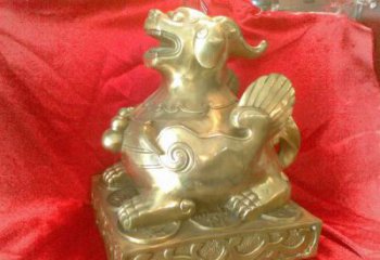 園林貔貅雕塑，噴漆運動雕塑，網(wǎng)格形式